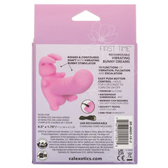Beginners Vibrating Bunny Dreams Vibrating Dildo Cal Exotics 