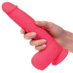 Rechargeable Rumbling & Thrusting Silicone Studs Dildo Dildo Cal Exotics 