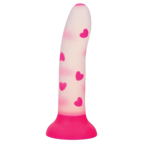 Glow Stick Novelty Print Dildo Dildo Cal Exotics Pink Heart 