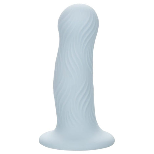 Wave Rider Foam Silicone Dildo Dildo Cal Exotics Blue 