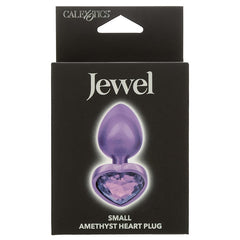 Jewel Amethyst Heart Butt Plug Butt Plug Cal Exotics 