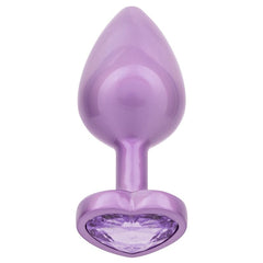 Jewel Amethyst Heart Butt Plug Butt Plug Cal Exotics 