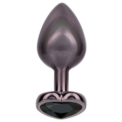 Jewel Black Diamond Heart Butt Plug Butt Plug Cal Exotics 