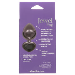 Jewel Black Diamond Heart Butt Plug Butt Plug Cal Exotics 