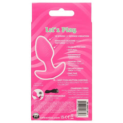 Cheeky Vibrating Glow-In-The-Dark Butt Plug Butt Plug Cal Exotics 