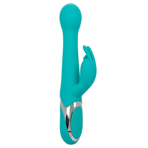 Enchanted Oscillate Thrusting Rabbit Vibrator Vibrator Cal Exotics Teal 