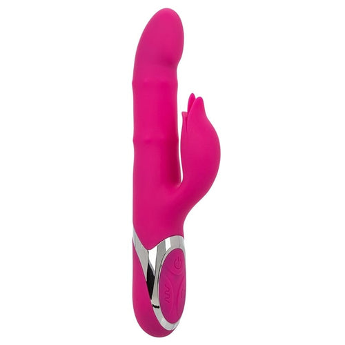 Enchanted Embrace Thrusting Rabbit Vibrator Vibrator Cal Exotics Pink 