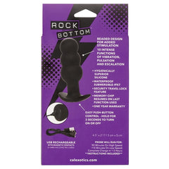 Rock Bottom Beaded Plug Butt Plug Cal Exotics 