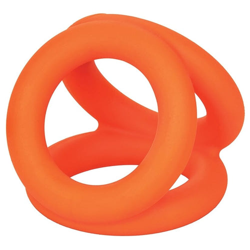 Alpha Liquid Silicone Tri-Ring Cock Ring Cal Exotics 