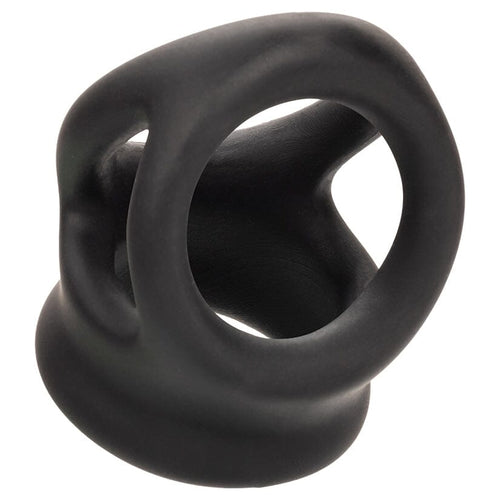 Alpha Liquid Silicone Dual Cage & Ring Cock Ring Cal Exotics 