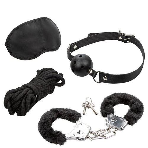 Pleasure Kits Explorer Collection Bondage Kit Cal Exotics Black 