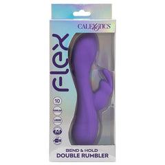 Flex Bend & Hold Double Rabbit Rumbler Vibrator Vibrator Cal Exotics 