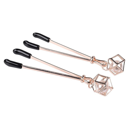 S&M Brat Pearl Nipple Clips Nipple Clamps Sportsheets 