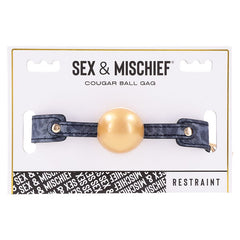 Sex and Mischief Cougar Ball Gag Mouth gag Sportsheets 