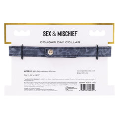 Sex and Mischief Cougar Day Collar Collar Sportsheets 