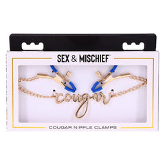 Sex and Mischief Cougar Nipple Clamps Nipple Clamps Sportsheets 