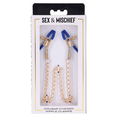 Sex and Mischief Chained Nipple Clamps Nipple Clamps Sportsheets 