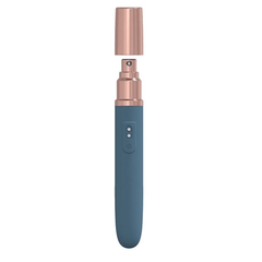 Traveler Lube Dispenser & Vibrator Vibrator Shots Blue 