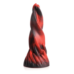 Hell Kiss Twisted Tongues Silicone Fantasy Dildo Dildo Creature Cocks Red 