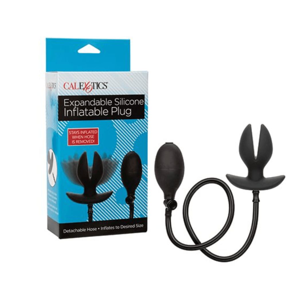 Expandable Silicone Inflatable Anal Plug Wild Flower Expandable Silicone Inflatable Anal Plug Wild Flower