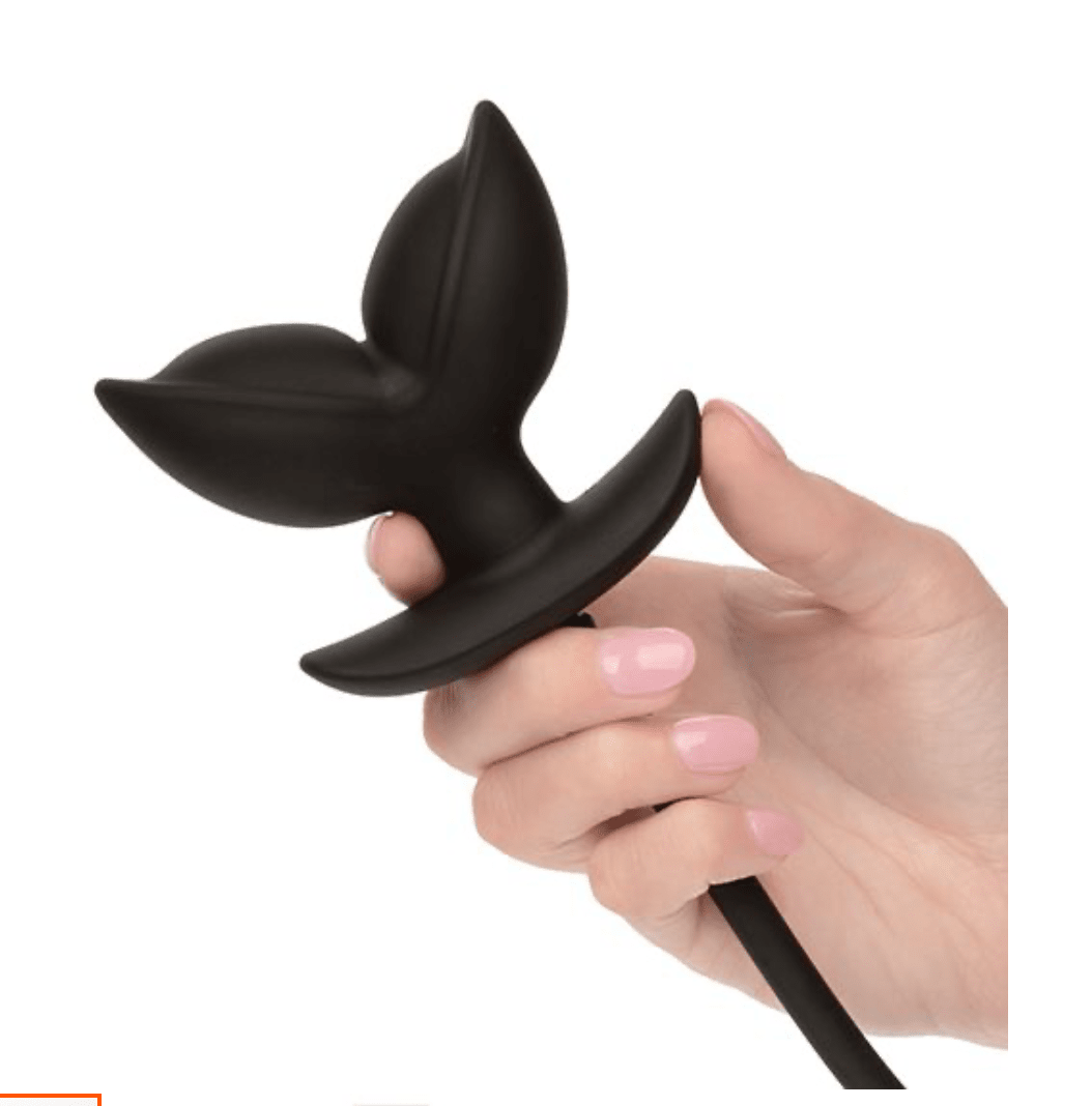 Expandable Silicone Inflatable Anal Plug Wild Flower Expandable Silicone Inflatable Anal Plug Wild Flower