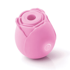 The Rose Suction Vibrator & Clitoral Stimulator with Air Pulse Technology Vibrator Blush Pink 