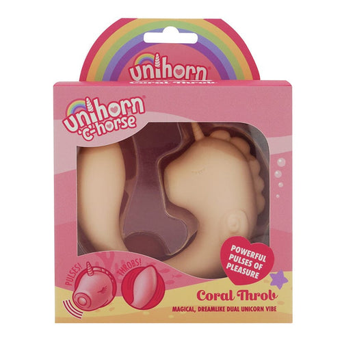 Unihorn C Horse Coral Throb in Pink/Peach air pressure toy Creative Conceptions 