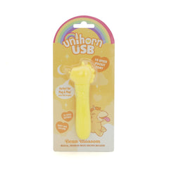 Unihorn Bean Blossom USB Bullet in Yellow Vibrator Creative Conceptions 