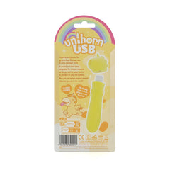 Unihorn Bean Blossom USB Bullet in Yellow Vibrator Creative Conceptions 