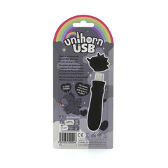 Unihorn Mountn Peak USB Bullet in Black Vibrator Creative Conceptions 