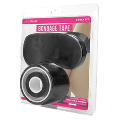 WhipSmart Bondage Tape Kit Bondage Tape Xgen Black 