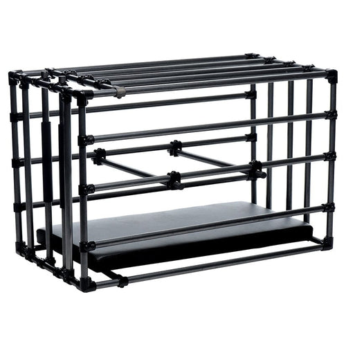 Kennel Cage with Padded Board Sex Furniture XR Brands Black 