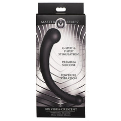 Vibra-Crescent Vibrating Silicone Dual Ended Dildo Vibrator Master Series 