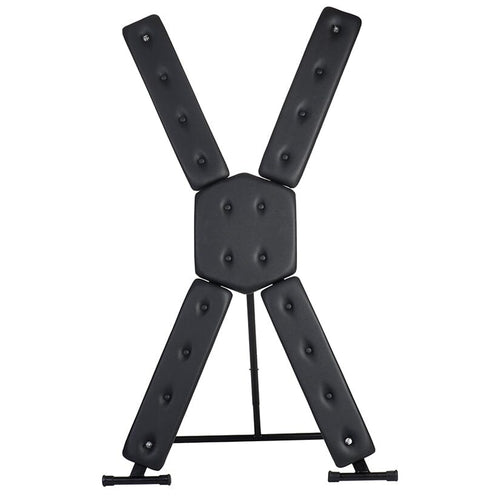 Deluxe St. Andrew's Cross Sex Furniture XR Brands Black 