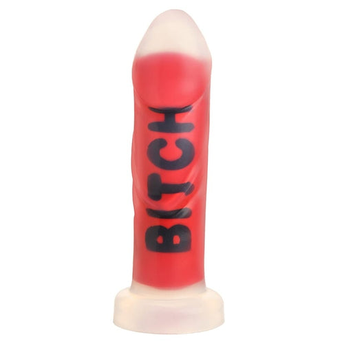 Master Series Bitch Silicone Dildo Dildo XR Brands Red 