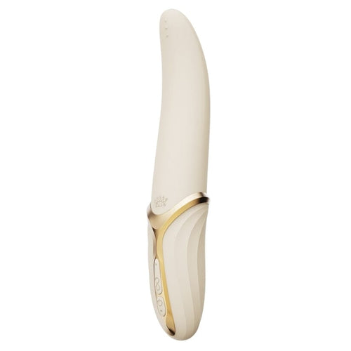 Eve Oral Pleasure Vibrator Thrusting vibrator Zalo White 