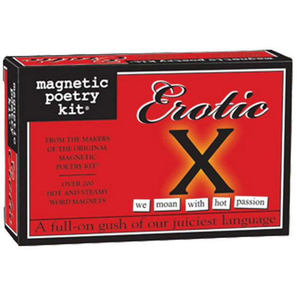 Erotic X Magnetic Poetry Kit Magnets Magnetic Poetry 