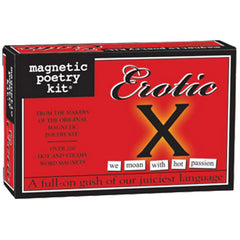 Erotic X Magnetic Poetry Kit Magnets Magnetic Poetry 
