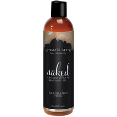 Naked Scent Free Massage Oil Massage Oil Intimate Earth 