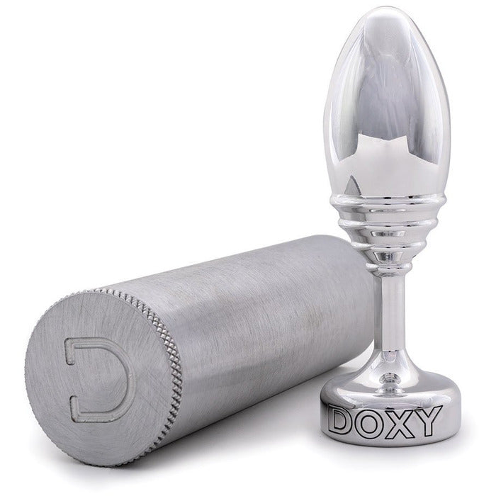 Ribbed Aluminum Butt Plug Wild Flower Ribbed Aluminum Butt Plug Wild Flower
