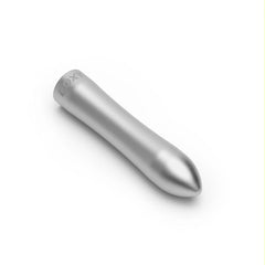 Aluminum Bullet Vibrator with Case Vibrator Doxy Silver 