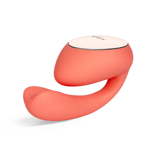 Ida Wave Moving Dual Stimulating Massager Vibrator Lelo Orange 