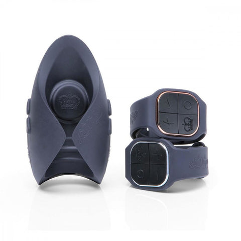 Pulse Duo Lux Vibrating Penis Sleeve with Remote Wild Flower Pulse Duo Lux Vibrating Penis Sleeve with Remote Wild Flower
