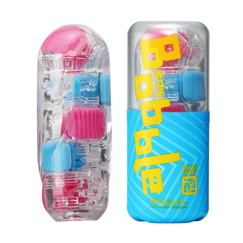 Bobble Super Textured Stretchy Pleasure Sleeve Penis Sleeve Tenga Crazy Cubes 