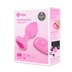 Vibrating Jewel Heart Plug Butt Plug B-Vibe 