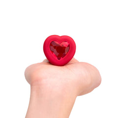Vibrating Jewel Heart Plug Butt Plug B-Vibe 