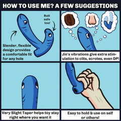 Jix Dual Stimulation Vibrator Vibrator Cute Little Fuckers 