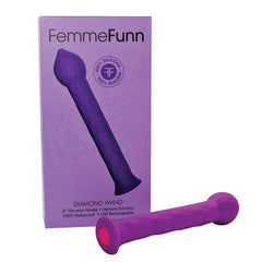 Diamond Wand Vibrator Vibrator Femme Funn Purple 