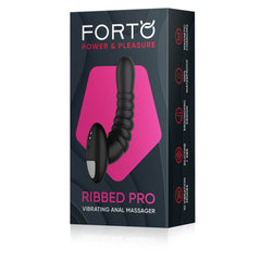 Forto Ribbed Pro Plug Prostate Vibrator Femme Funn 