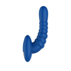 Forto Ribbed Pro Plug Prostate Vibrator Femme Funn Blue 